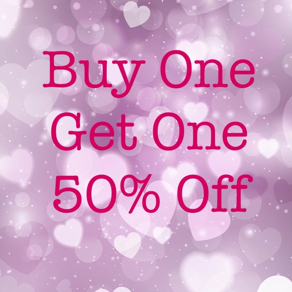 BOGO 50% off shirts shoes tank tops dresses